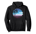 Fort Lauderdale Florida Distressed Hoodie - Novelty Apparel for Adults - T-Shirt, Sweatshirt, Hoodie