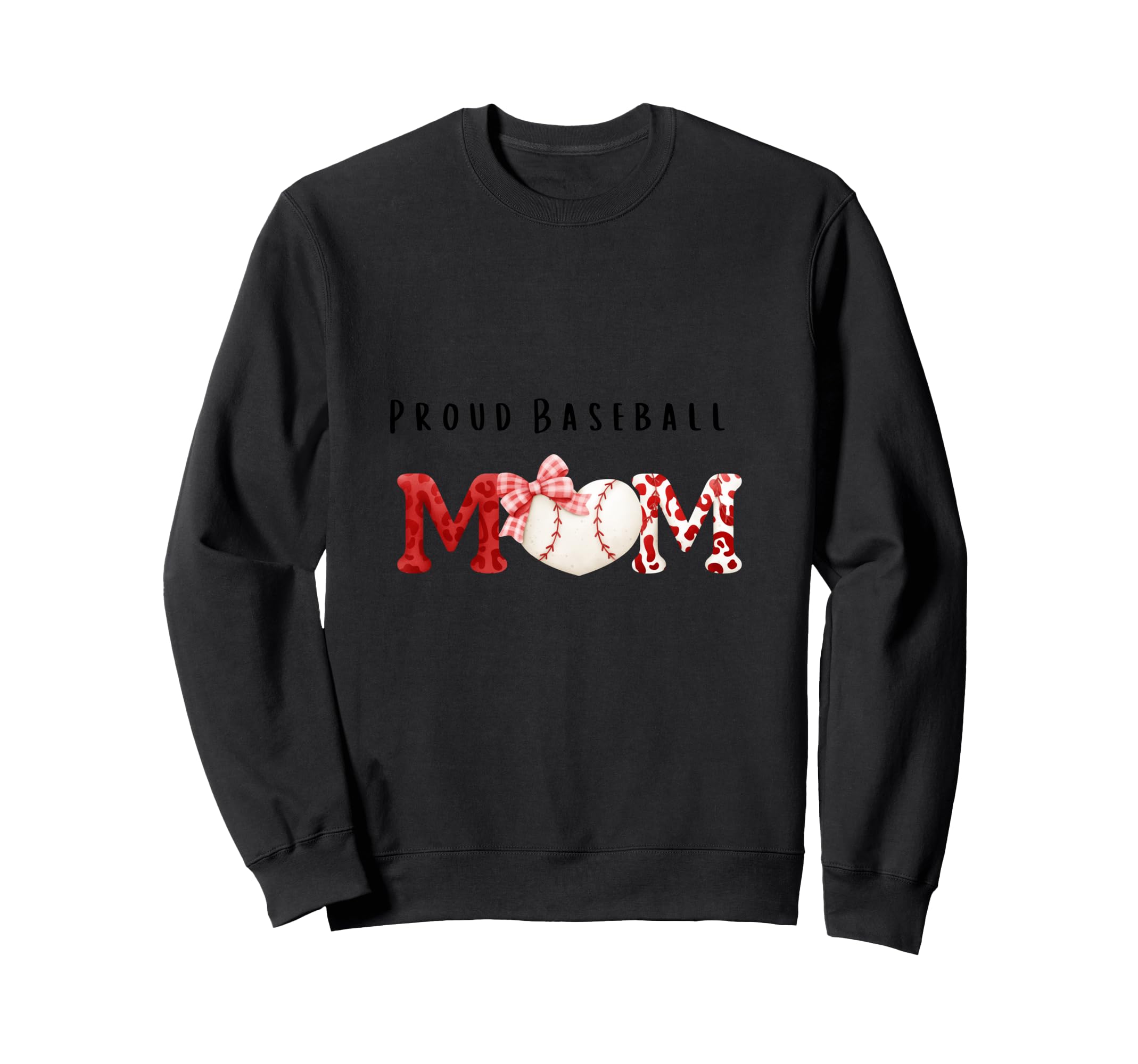Proud Baseball Mom Sweatshirt - Streetwear Style for Adults - T-Shirt, Sweatshirt, Hoodie
