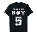 Thats My Baseball 5 Jersey Number T-Shirt - Fun Novelty Design for Adults - T-Shirt, Sweatshirt, Hoodie