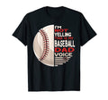 Im Not Yelling This Is My Baseball T-Shirt - Minimalist Print for Adults - T-Shirt, Sweatshirt, Hoodie