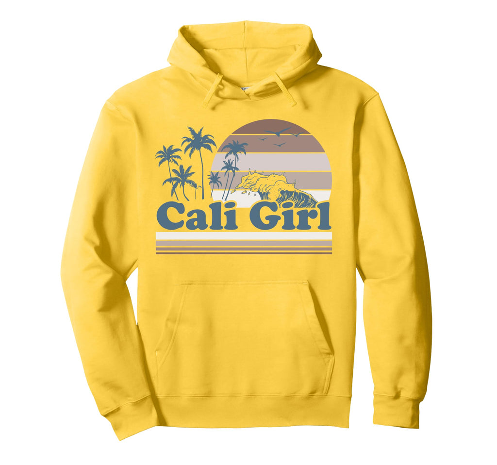 Cali California Beach Summer Vacation 70S Hoodie - Graphic Print Unisex - T-Shirt, Sweatshirt, Hoodie