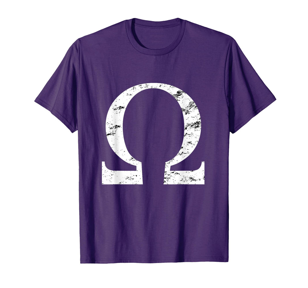 Greek Alphabet Letters College Omega T-Shirt - Aesthetic Graphic Men Women - T-Shirt, Sweatshirt, Hoodie