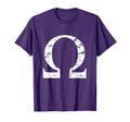 Greek Alphabet Letters College Omega T-Shirt - Aesthetic Graphic Men Women - T-Shirt, Sweatshirt, Hoodie