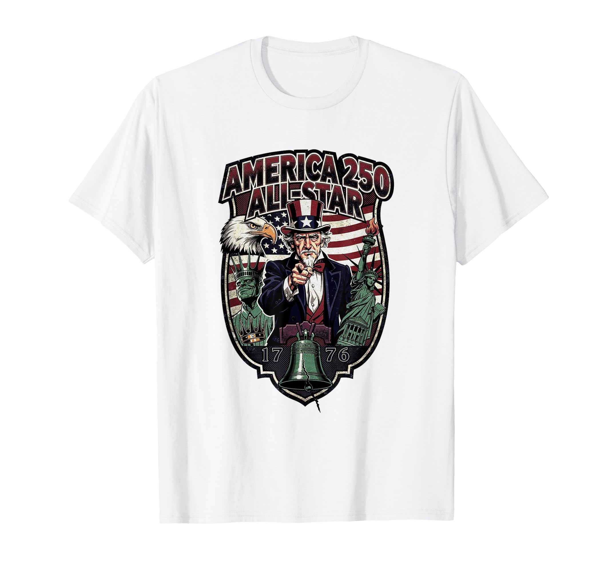 Uncle Sam Baseball Card 250 All T-Shirt - Casual Everyday Wear Men Women - T-Shirt, Sweatshirt, Hoodie