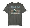 Fathers Day Just Dad Never Misses Game T-Shirt - Novelty Apparel Unisex - T-Shirt, Sweatshirt, Hoodie