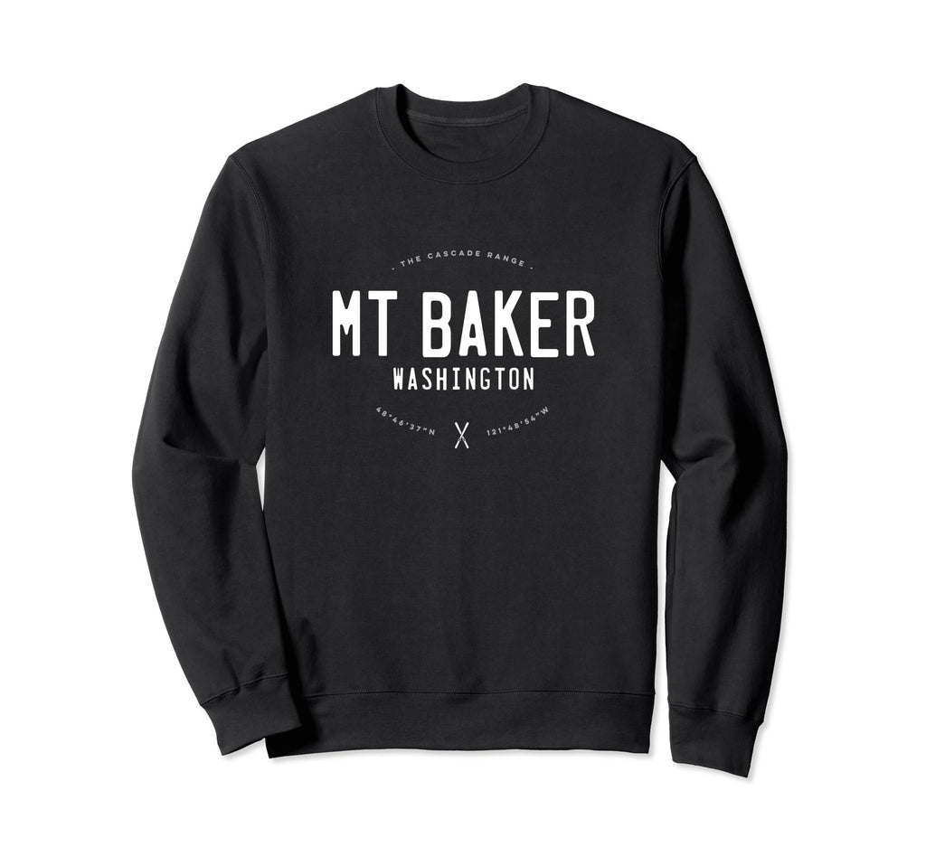 Mt Baker Washington Distressed Ski Sweatshirt - Streetwear Style Men Women - T-Shirt, Sweatshirt, Hoodie