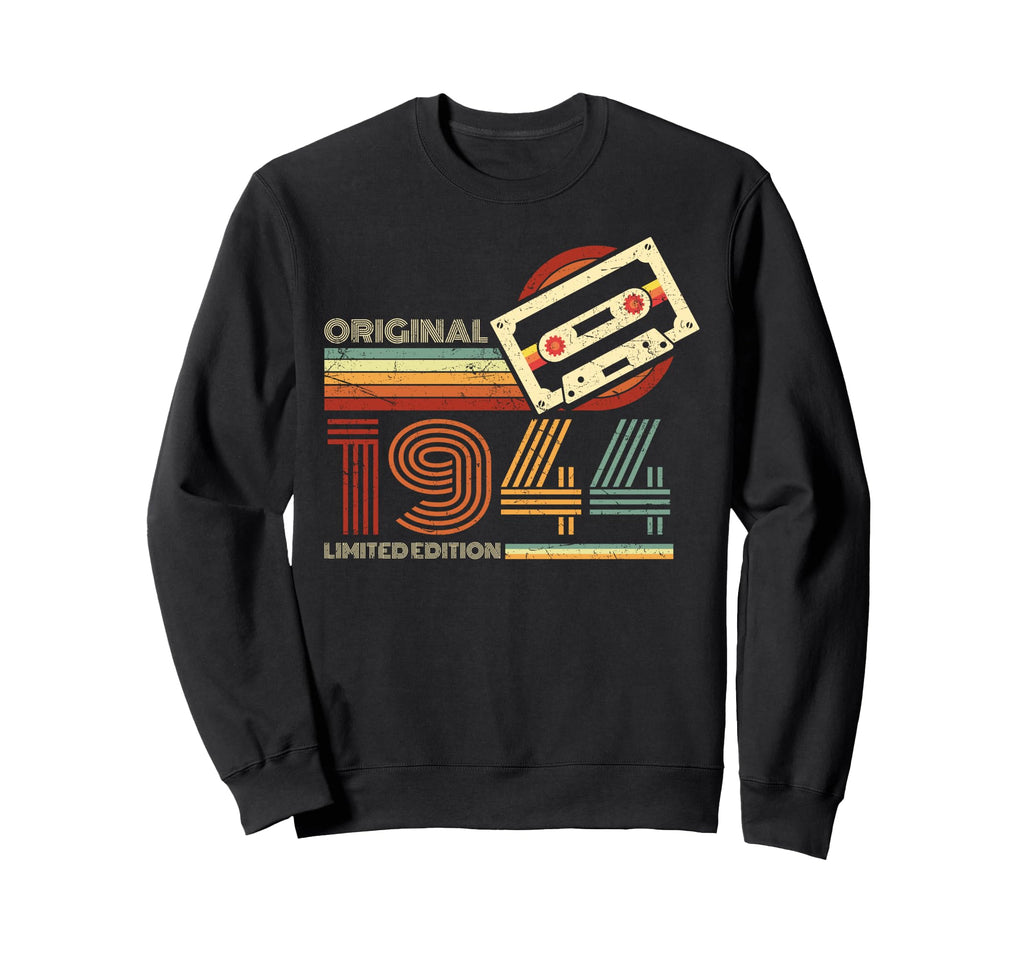 1944 Cassette Tape 80Th Birthday Sweatshirt - Minimalist Print Unisex - T-Shirt, Sweatshirt, Hoodie