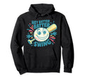 Hey Batter Batter Swing Baseball Mom Hoodie - Novelty Apparel for Adults - T-Shirt, Sweatshirt, Hoodie