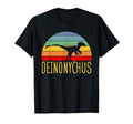 Deinonychus Sunset Dinosaur T-Shirt - Casual Everyday Wear Unisex - T-Shirt, Sweatshirt, Hoodie