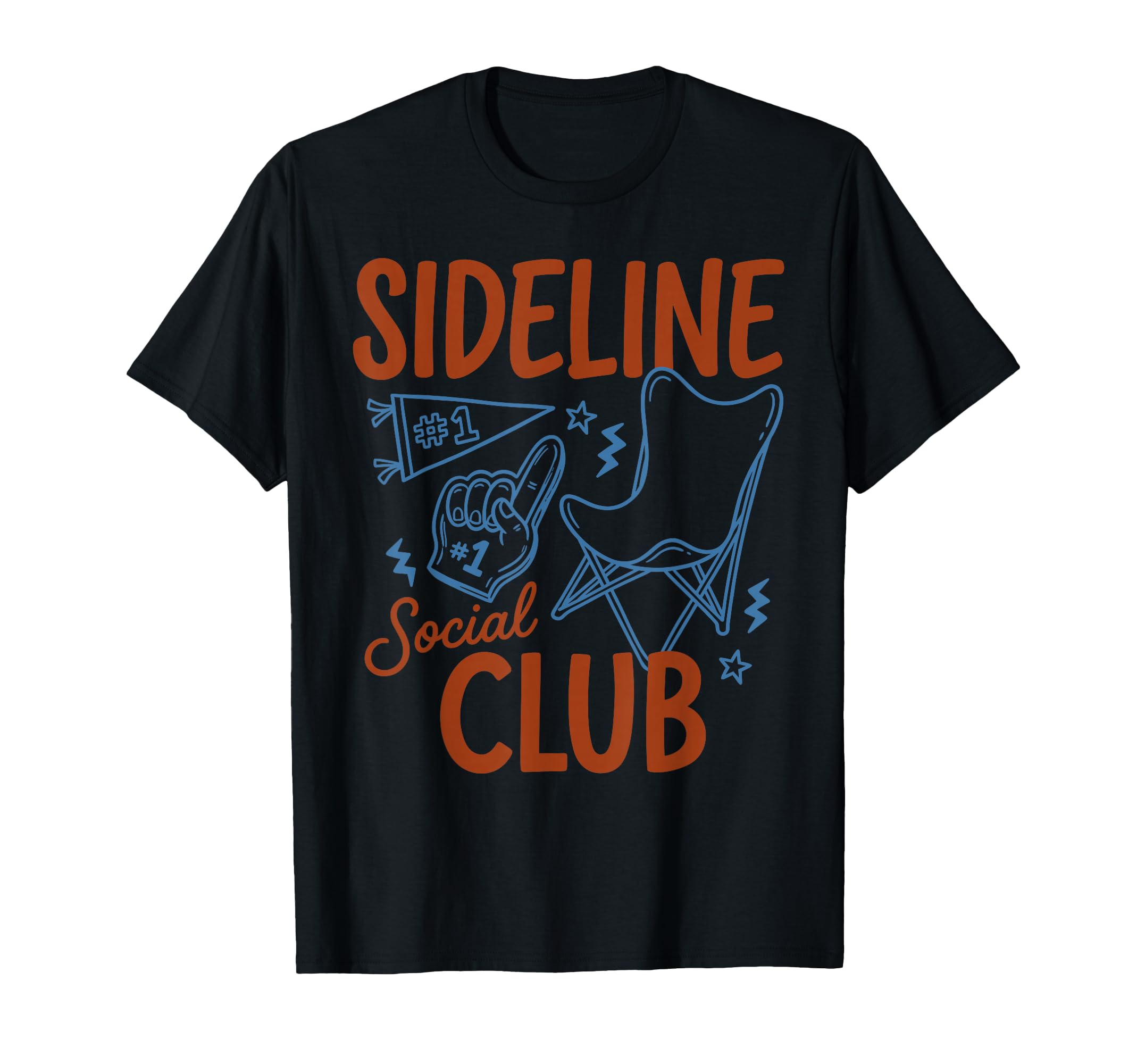 Sideline Social Club Soccer Mom T-Shirt - Fun Novelty Design Men Women - T-Shirt, Sweatshirt, Hoodie