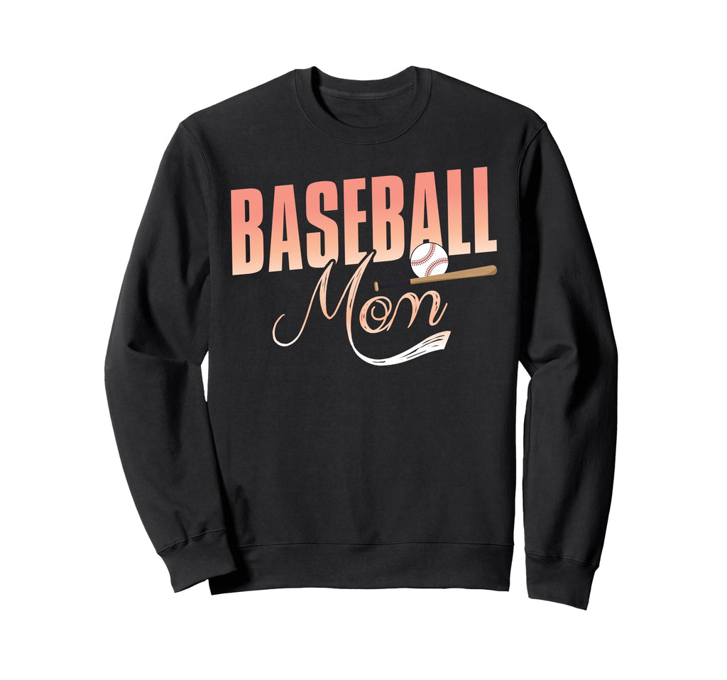 Baseball Mom Funny Mothers Day Sweatshirt - Trendy Graphic Unisex - T-Shirt, Sweatshirt, Hoodie