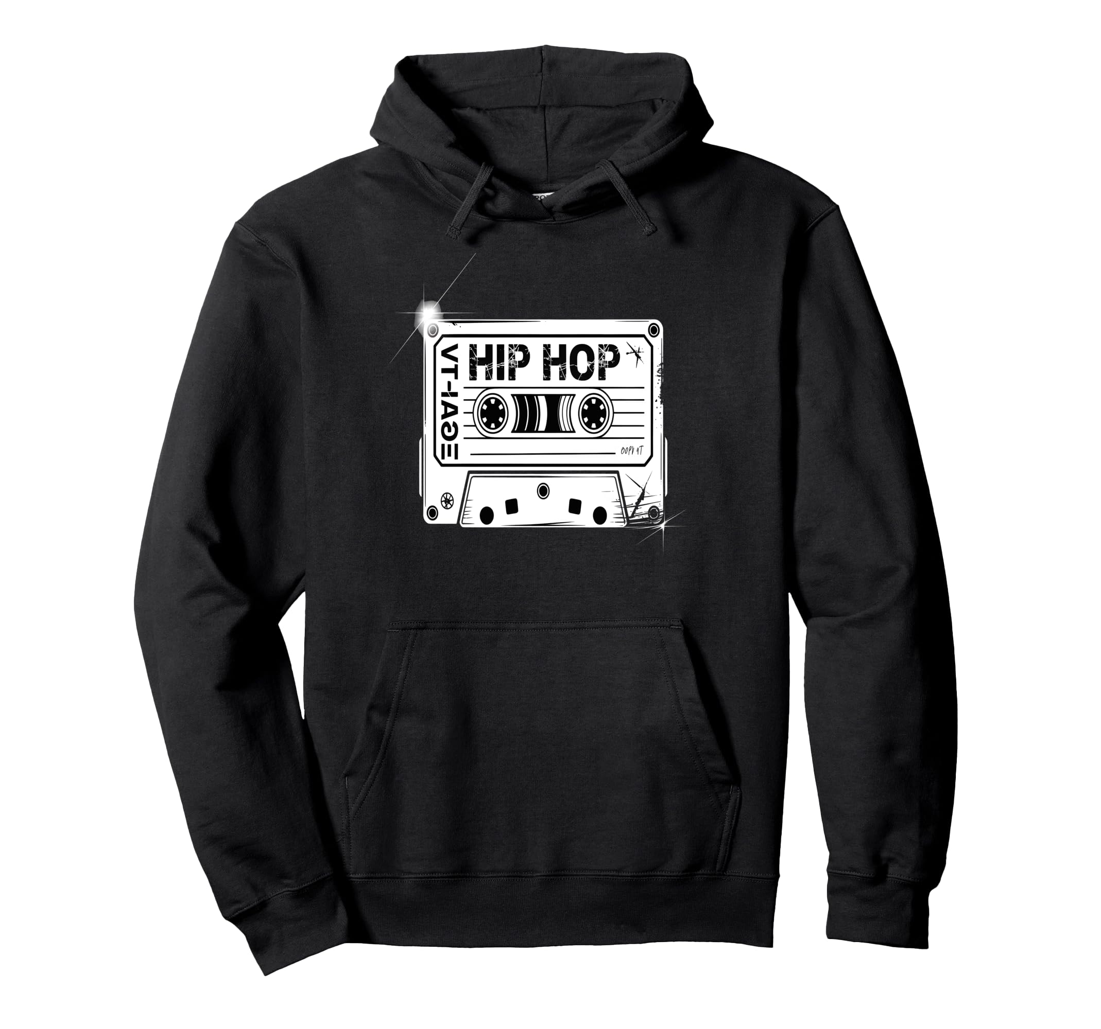 Hip Hop Cassette Tape Hoodie - Streetwear Style for Adults - T-Shirt, Sweatshirt, Hoodie