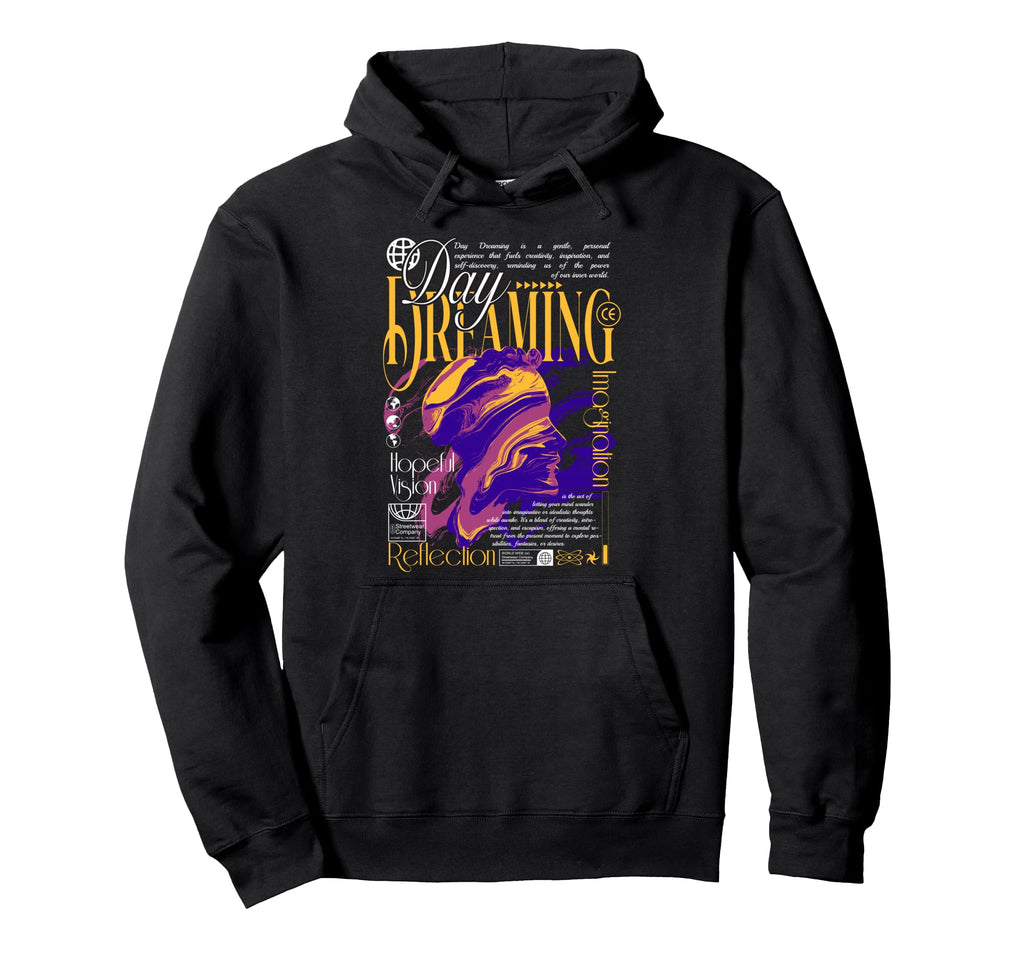 Y2K Dreaming Bold Urban Graffiti Hoodie - Minimalist Print for Adults - T-Shirt, Sweatshirt, Hoodie