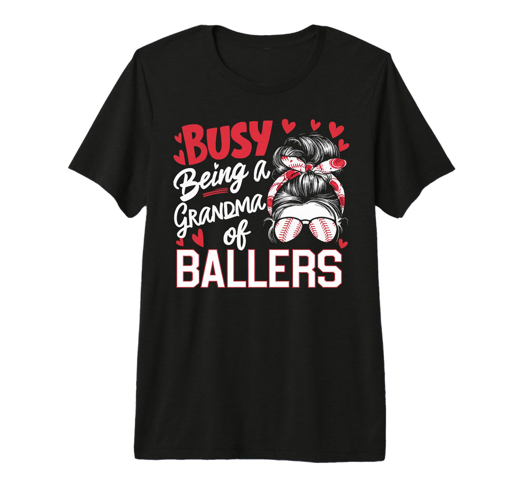 Baseball Grandma Grandmother Granny T-Shirt - Trendy Graphic for Adults - T-Shirt, Sweatshirt, Hoodie