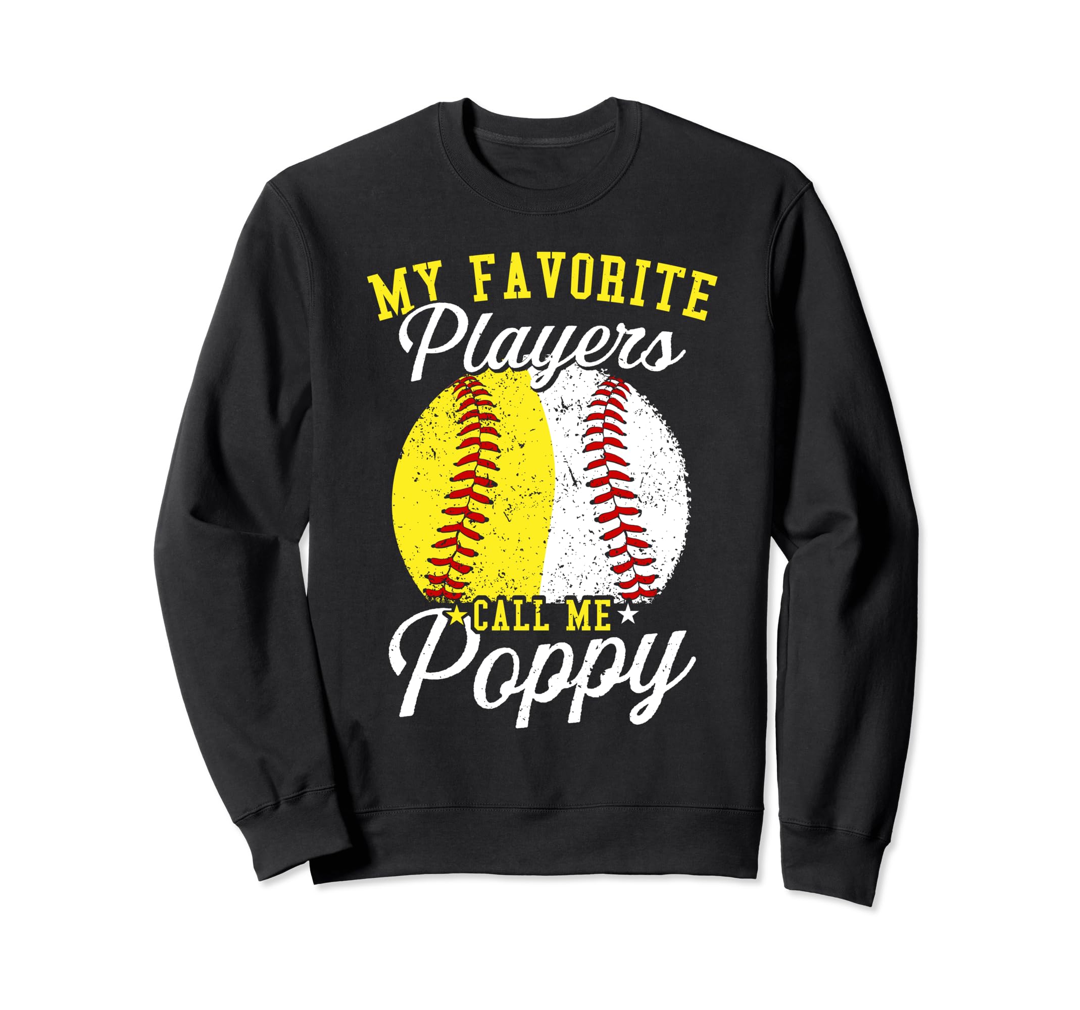Funny My Favorite Baseball Softball Sweatshirt - Graphic Print Men Women - T-Shirt, Sweatshirt, Hoodie