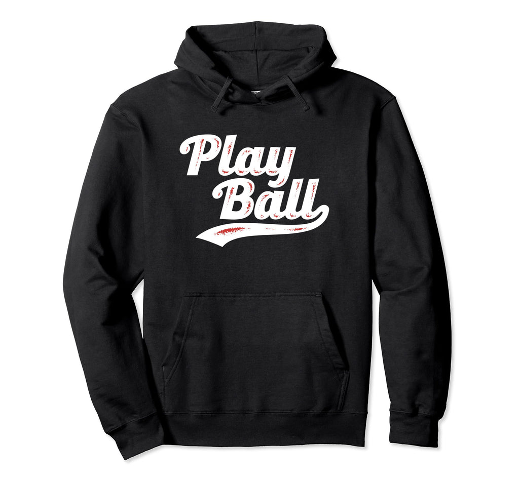 Play Ball Baseball Mom Hoodie - Trendy Graphic Unisex - T-Shirt, Sweatshirt, Hoodie