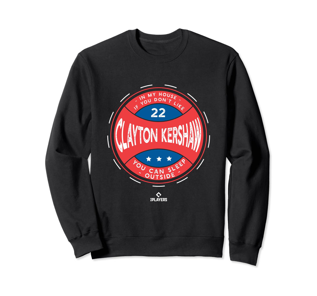 My House Clayton Kershaw Los Sweatshirt - Minimalist Print for Adults - T-Shirt, Sweatshirt, Hoodie