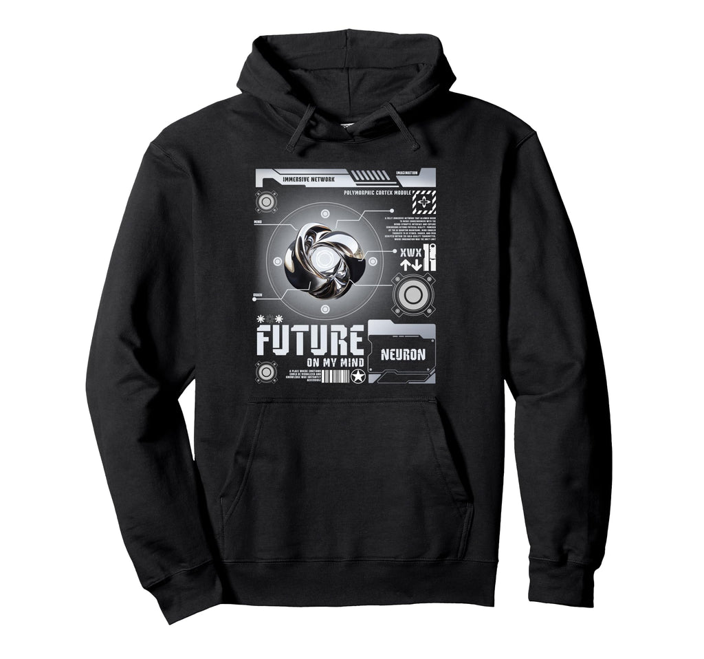 Y2K Future Bold Urban Graffiti Aesthetic Hoodie - Novelty Apparel Men Women - T-Shirt, Sweatshirt, Hoodie