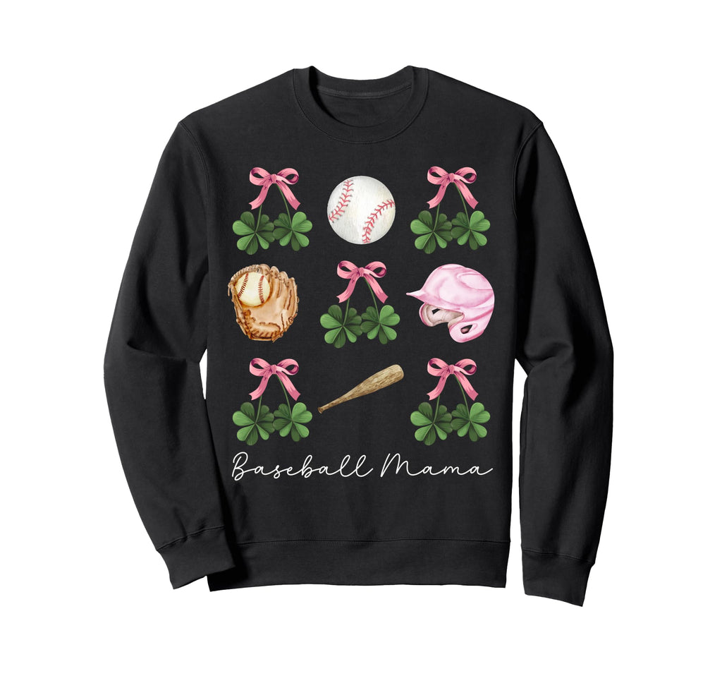 St Patricks Day Baseball Coquette Sweatshirt - Fun Novelty Design Unisex - T-Shirt, Sweatshirt, Hoodie