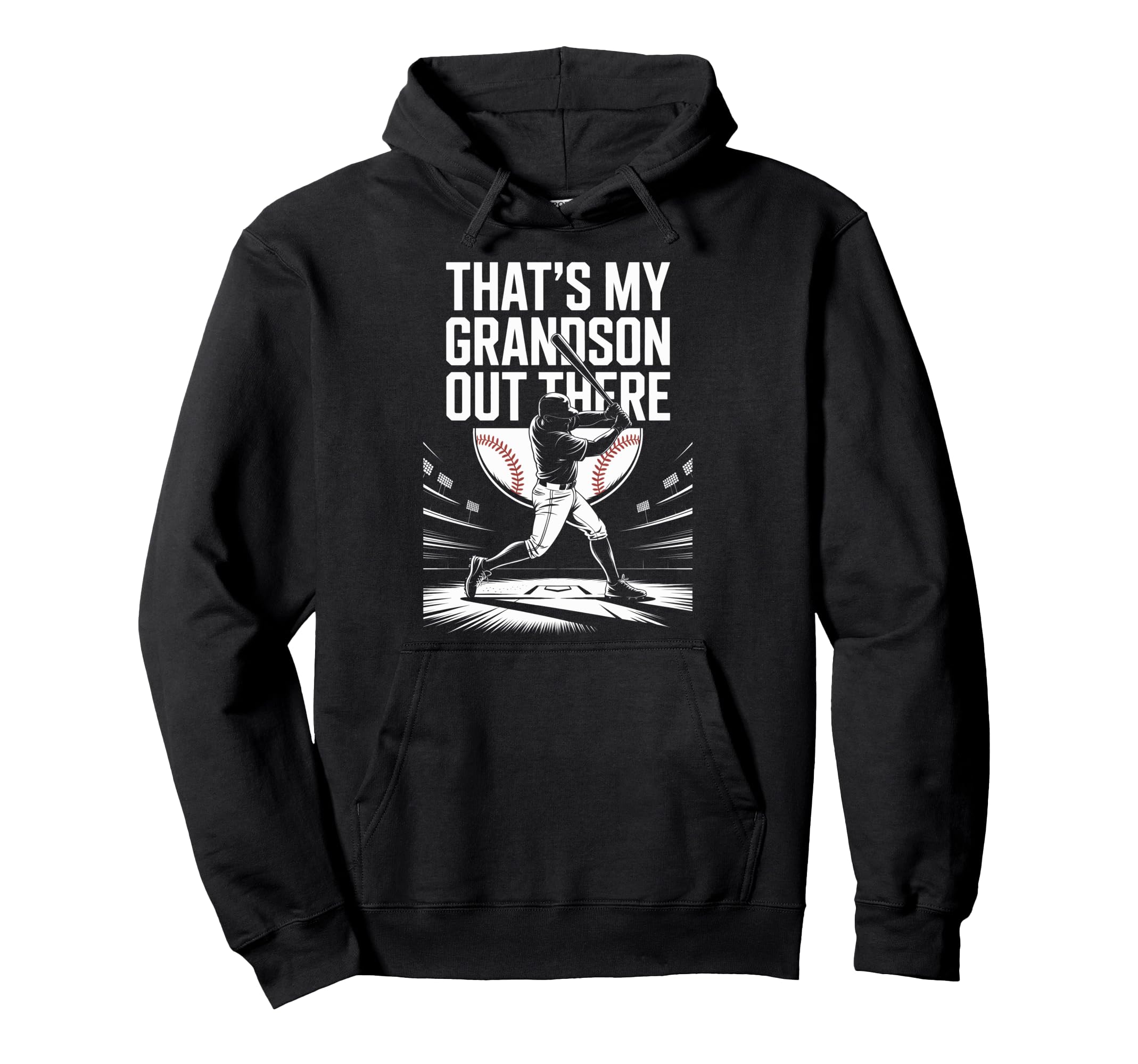 Supportive Baseball Family Thats My Hoodie - Casual Everyday Wear Unisex - T-Shirt, Sweatshirt, Hoodie
