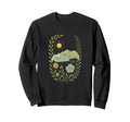 Sailboat Beach Boho Floral Summer Nature Sweatshirt - Trendy Graphic Unisex - T-Shirt, Sweatshirt, Hoodie