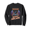 Arcade Cabinet 80S Gaming Sweatshirt - Minimalist Print for Adults - T-Shirt, Sweatshirt, Hoodie