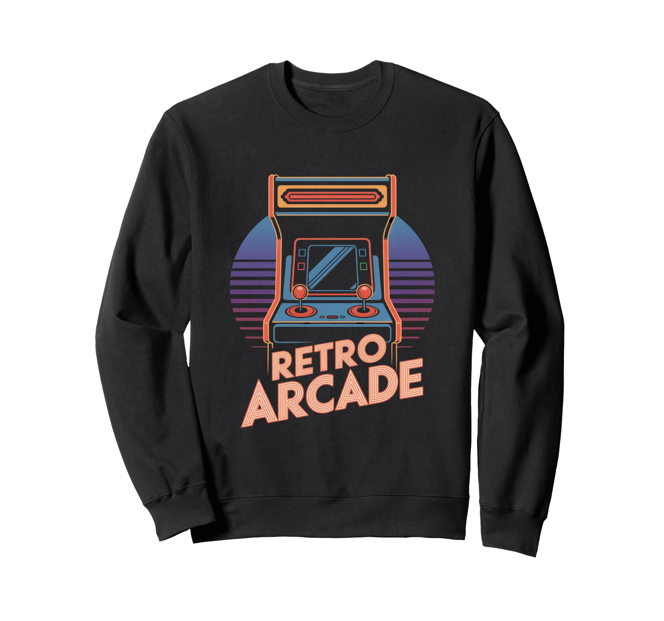 Arcade Cabinet 80S Gaming Sweatshirt - Minimalist Print for Adults - T-Shirt, Sweatshirt, Hoodie