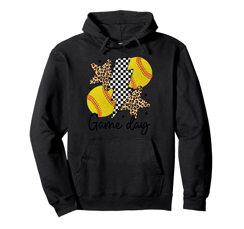 Baseball Game Day Softball Gift Hoodie - Fun Novelty Design Men Women - T-Shirt, Sweatshirt, Hoodie