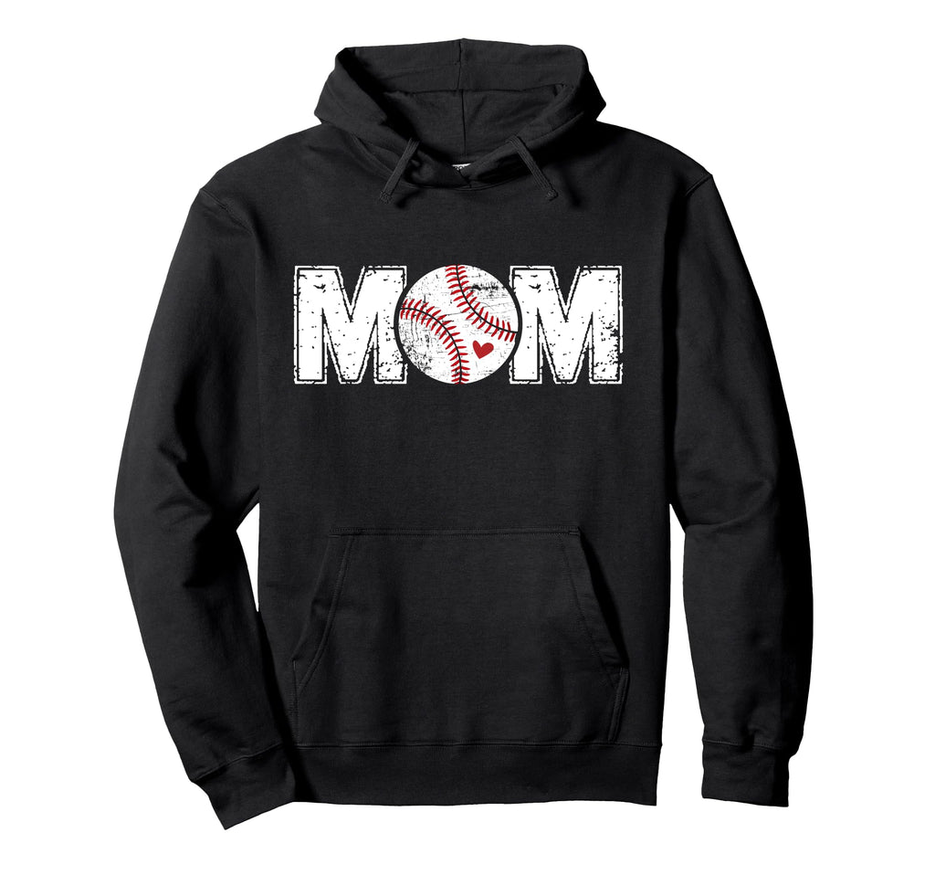 Baseball Mom Mothers Day Hoodie - Trendy Graphic for Adults - T-Shirt, Sweatshirt, Hoodie