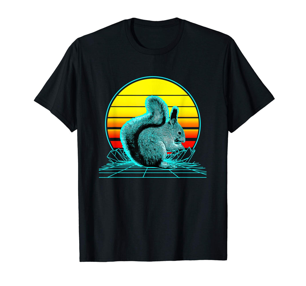 Sunset Squirrel T-Shirt - Casual Everyday Wear for Adults - T-Shirt, Sweatshirt, Hoodie