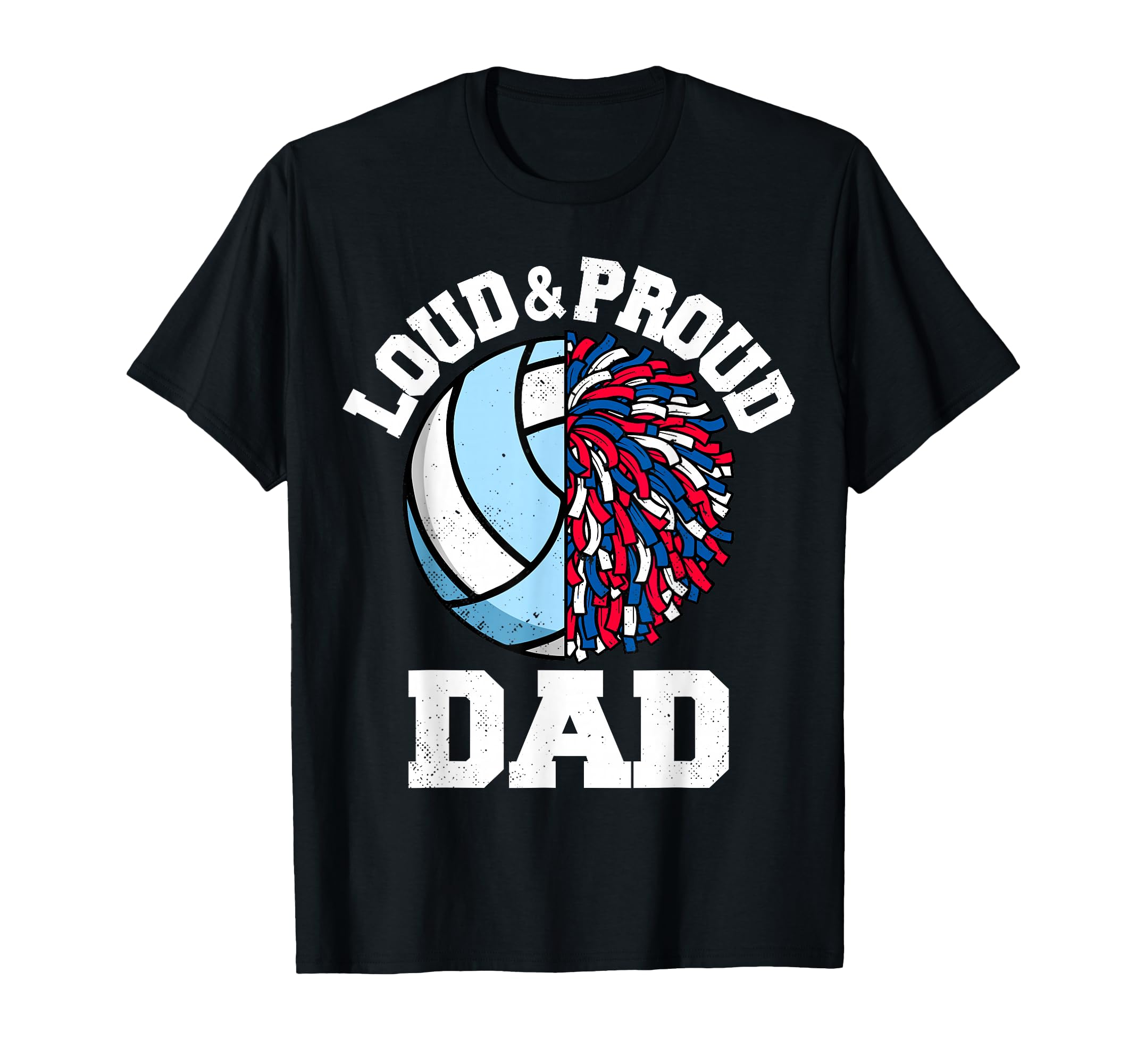 Loud Proud Volleyball Cheerleader T-Shirt - Custom Art Print for Adults - T-Shirt, Sweatshirt, Hoodie