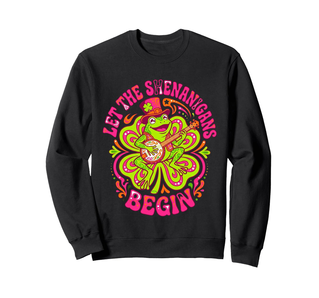 Let Shenanigans Begin Psychedelic Sweatshirt - Aesthetic Graphic Unisex - T-Shirt, Sweatshirt, Hoodie