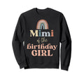 Mimi Birthday Boho Rainbow Party Sweatshirt - Unique Graphic Men Women - T-Shirt, Sweatshirt, Hoodie