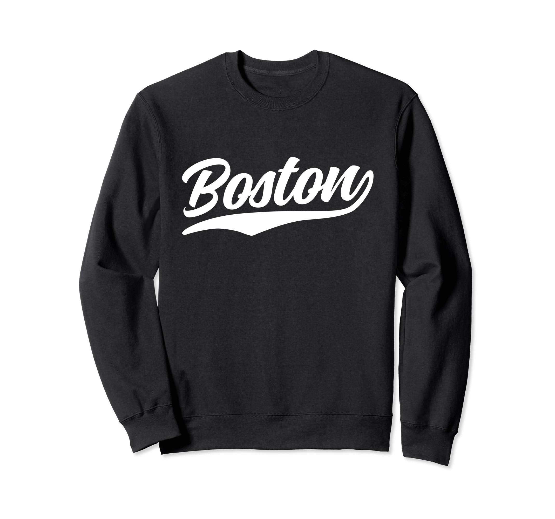 Boston Massachusetts Dark Sweatshirt - Novelty Apparel Men Women - T-Shirt, Sweatshirt, Hoodie