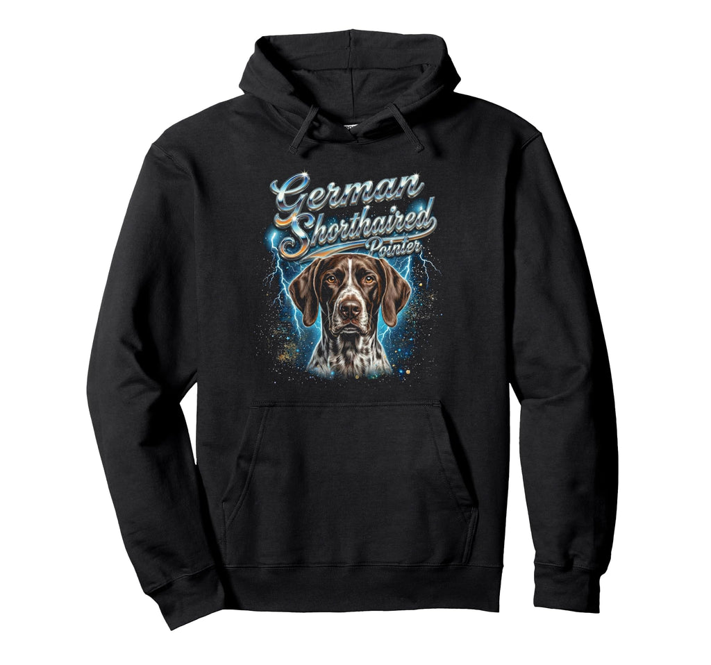 German Shorthaired Pointer 90S Dog Hoodie - Casual Everyday Wear Men Women - T-Shirt, Sweatshirt, Hoodie