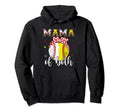 Mama Both Baseball Softball Bandana Leopard Hoodie - Unique Graphic Unisex - T-Shirt, Sweatshirt, Hoodie