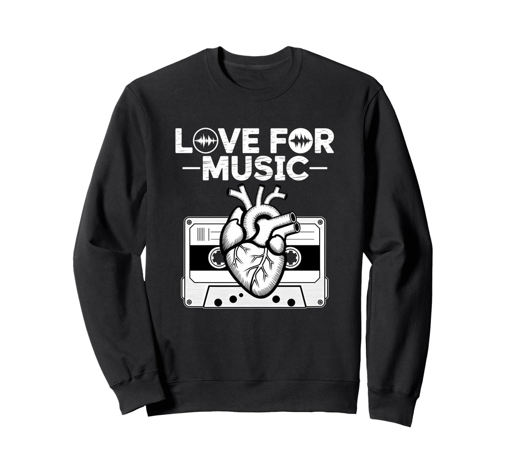 Hiphop Love Music Old School Beats Sweatshirt - Trendy Graphic for Adults - T-Shirt, Sweatshirt, Hoodie