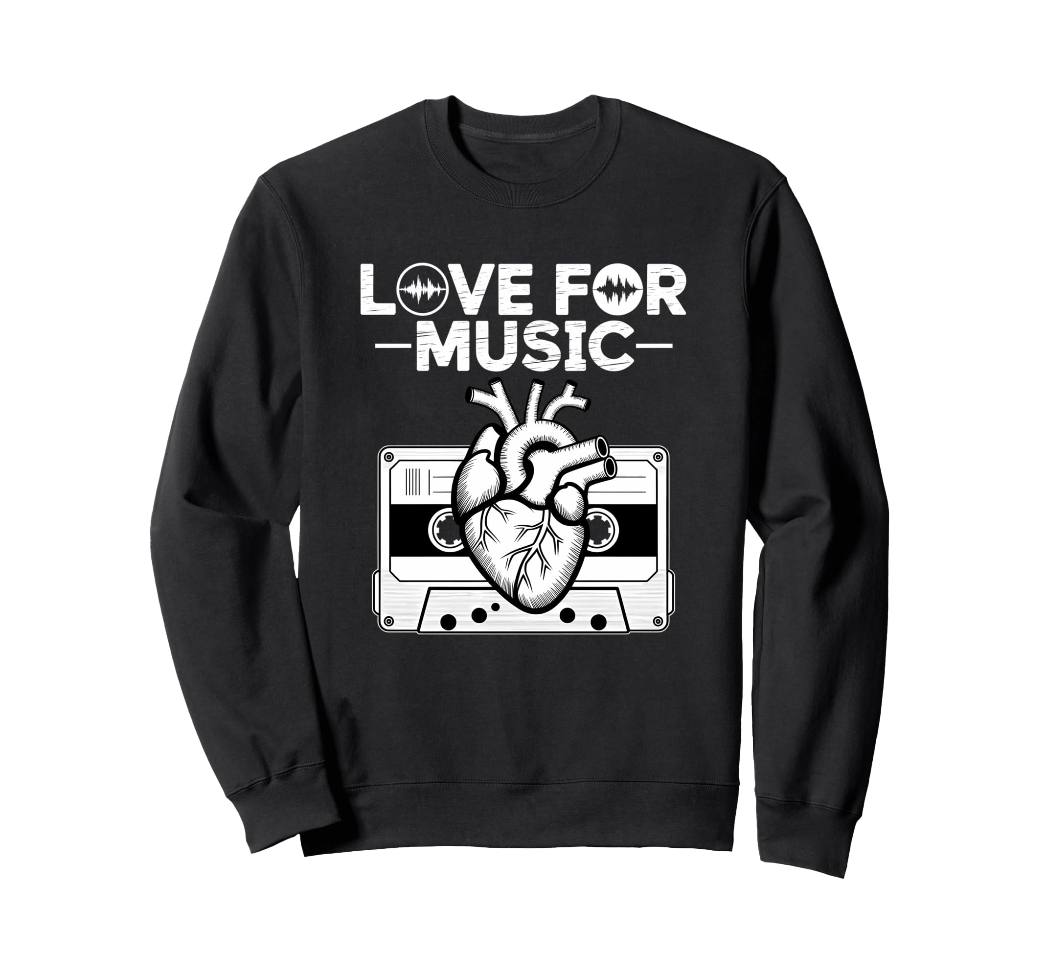 Hiphop Love Music Old School Beats Sweatshirt - Trendy Graphic for Adults - T-Shirt, Sweatshirt, Hoodie