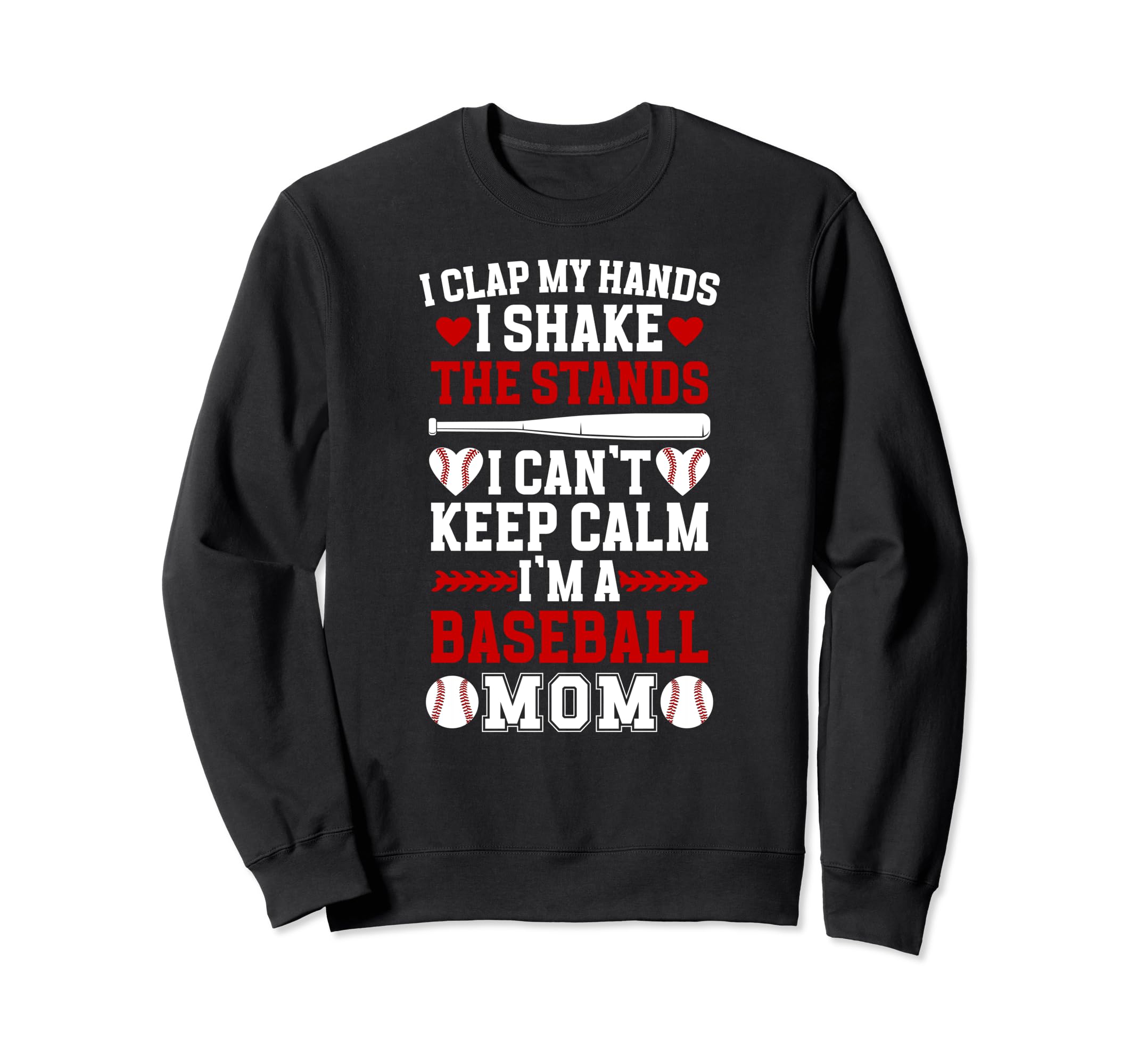 Im Baseball Mom Baseball Player Mom Sweatshirt - Aesthetic Graphic Unisex - T-Shirt, Sweatshirt, Hoodie