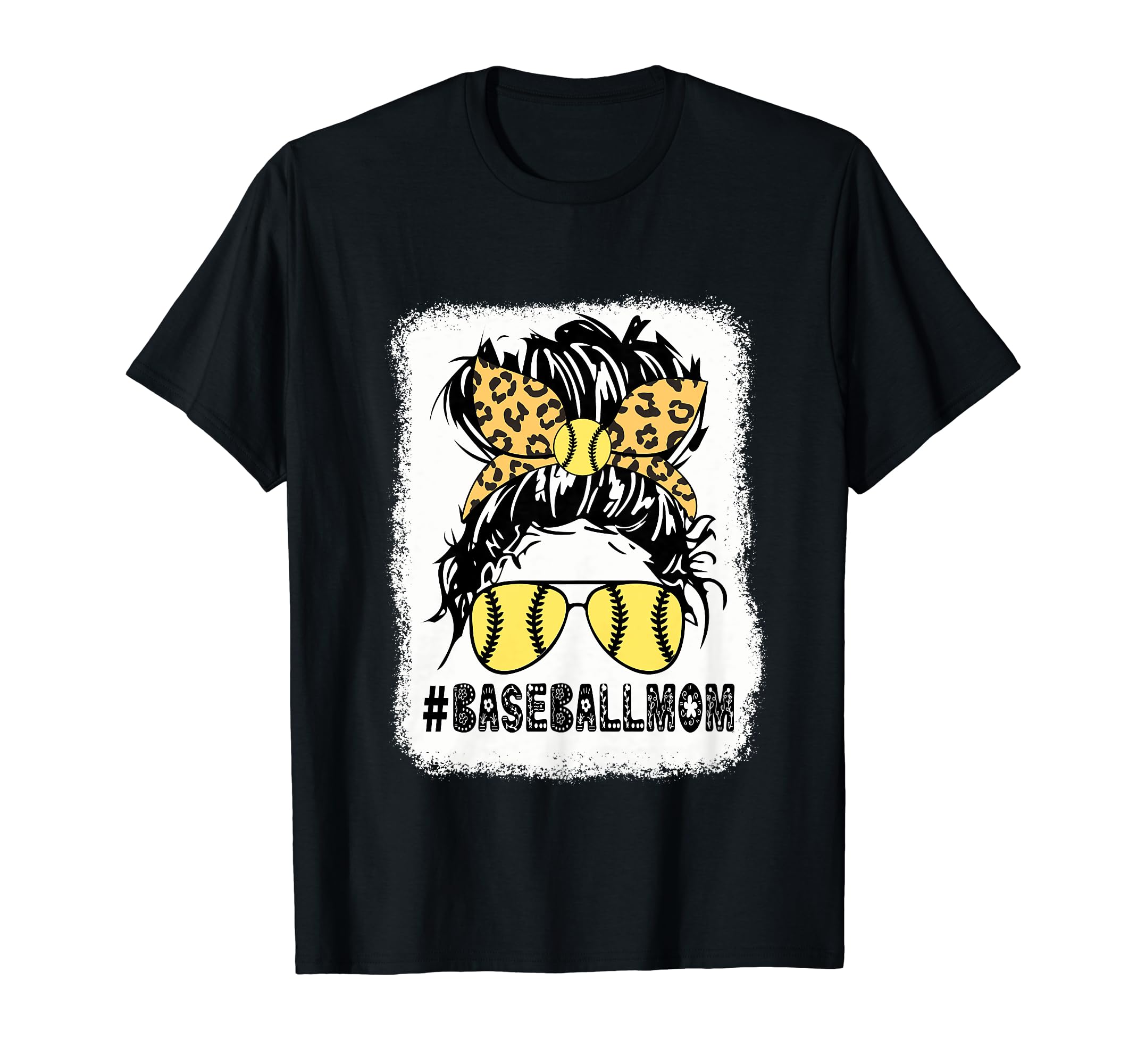 Baseball Mom Baseball Love Baseball T-Shirt - Custom Art Print for Adults - T-Shirt, Sweatshirt, Hoodie
