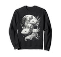 Axolotl 90S Aesthetic Y2K Axolotl Sweatshirt - Streetwear Style Unisex - T-Shirt, Sweatshirt, Hoodie