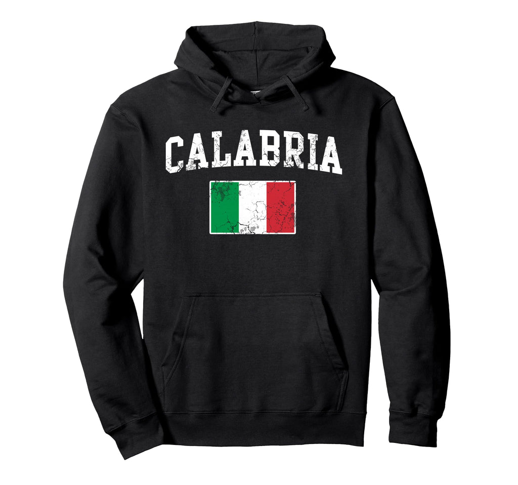 Calabria Italy Flag Italia Italian Hoodie - Custom Art Print Unisex - T-Shirt, Sweatshirt, Hoodie