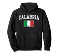 Calabria Italy Flag Italia Italian Hoodie - Custom Art Print Unisex - T-Shirt, Sweatshirt, Hoodie