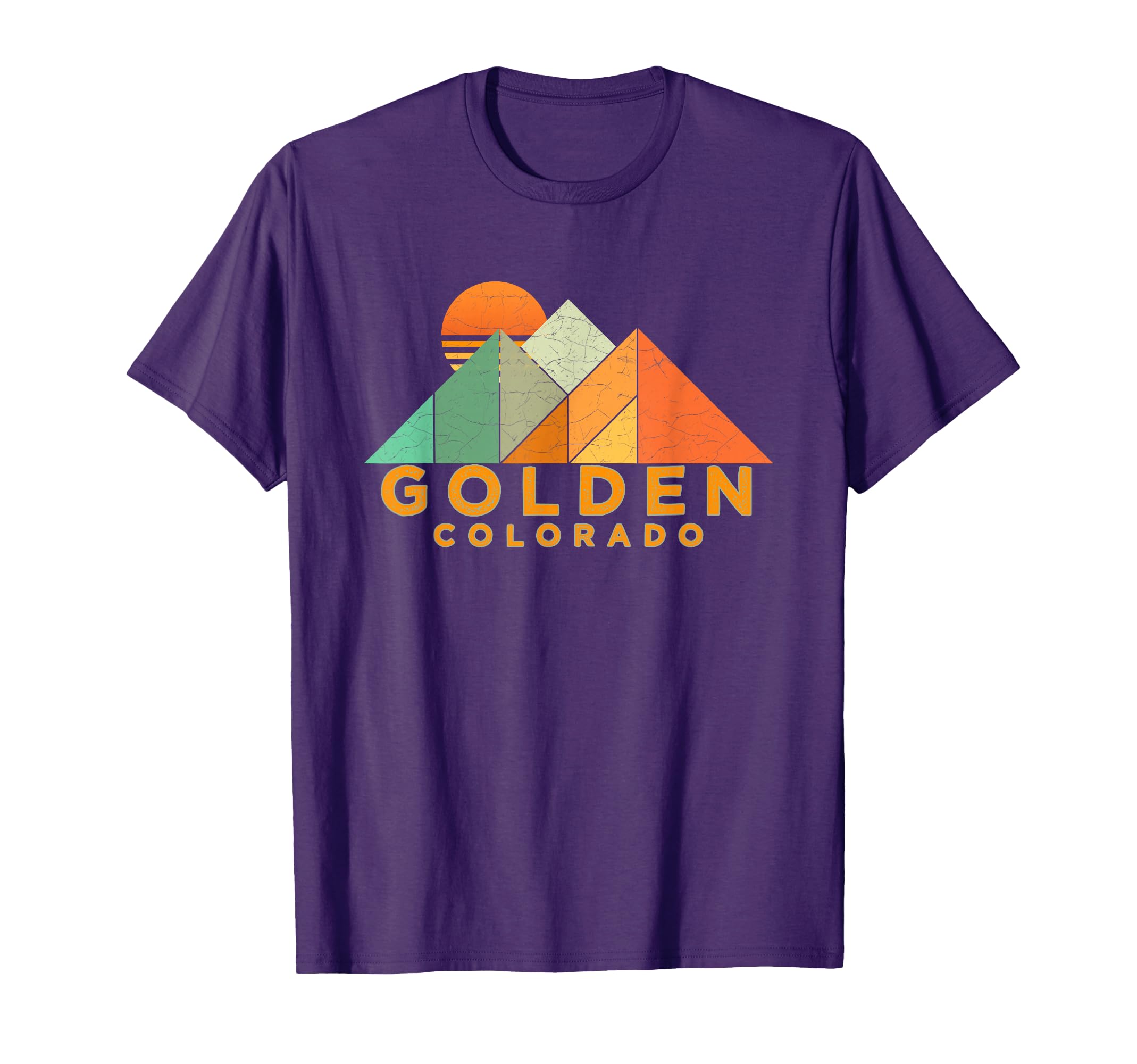 Golden Colorado Distressed T-Shirt - Casual Everyday Wear Unisex - T-Shirt, Sweatshirt, Hoodie