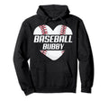 Baseball Player Family Gifts Baseball Hoodie - Minimalist Print Men Women - T-Shirt, Sweatshirt, Hoodie