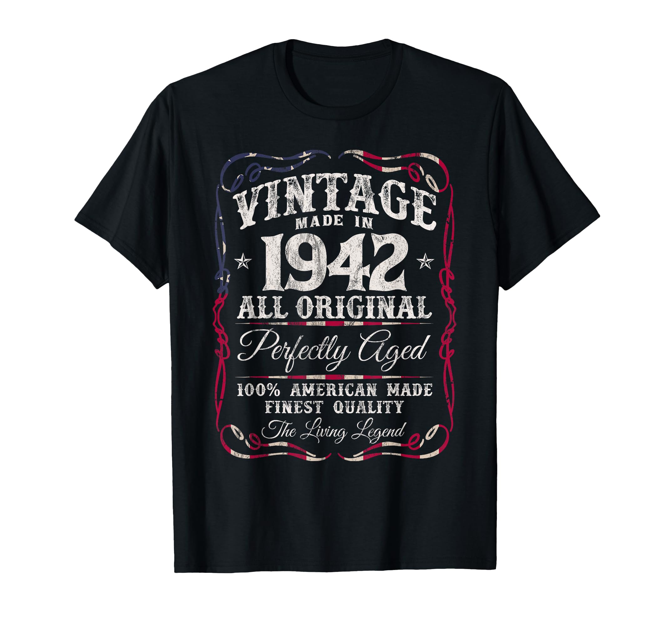 Usa Legends Born 1942 83Rd Birthday T-Shirt - Minimalist Print Men Women - T-Shirt, Sweatshirt, Hoodie