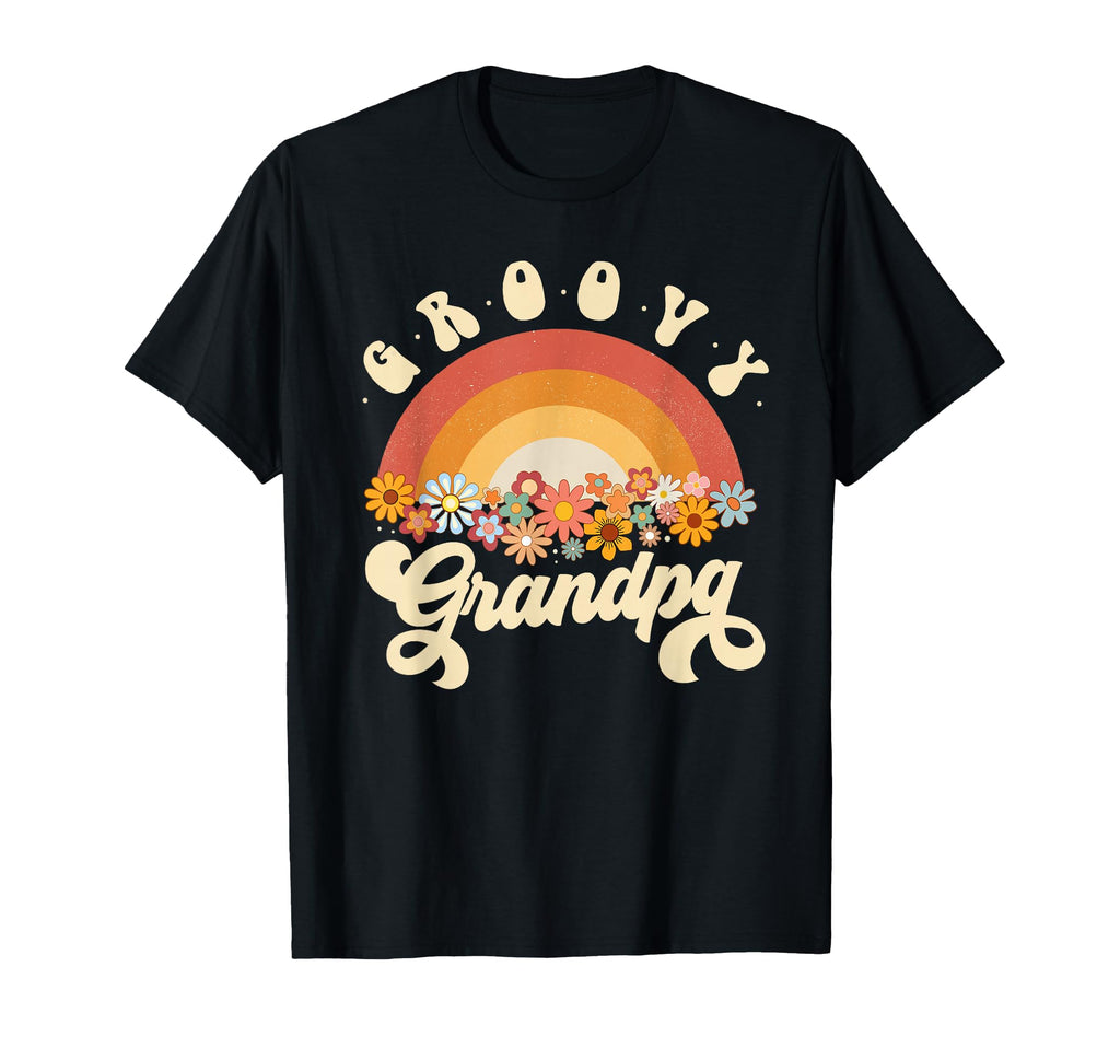 Groovy Grandpa Rainbow Colorful T-Shirt - Streetwear Style Men Women - T-Shirt, Sweatshirt, Hoodie