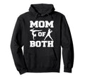 Mom Both Funny Baseball Gymnastics Hoodie - Fun Novelty Design Men Women - T-Shirt, Sweatshirt, Hoodie