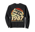 1987 Cassette Tape 39Th Birthday Sweatshirt - Trendy Graphic Men Women - T-Shirt, Sweatshirt, Hoodie