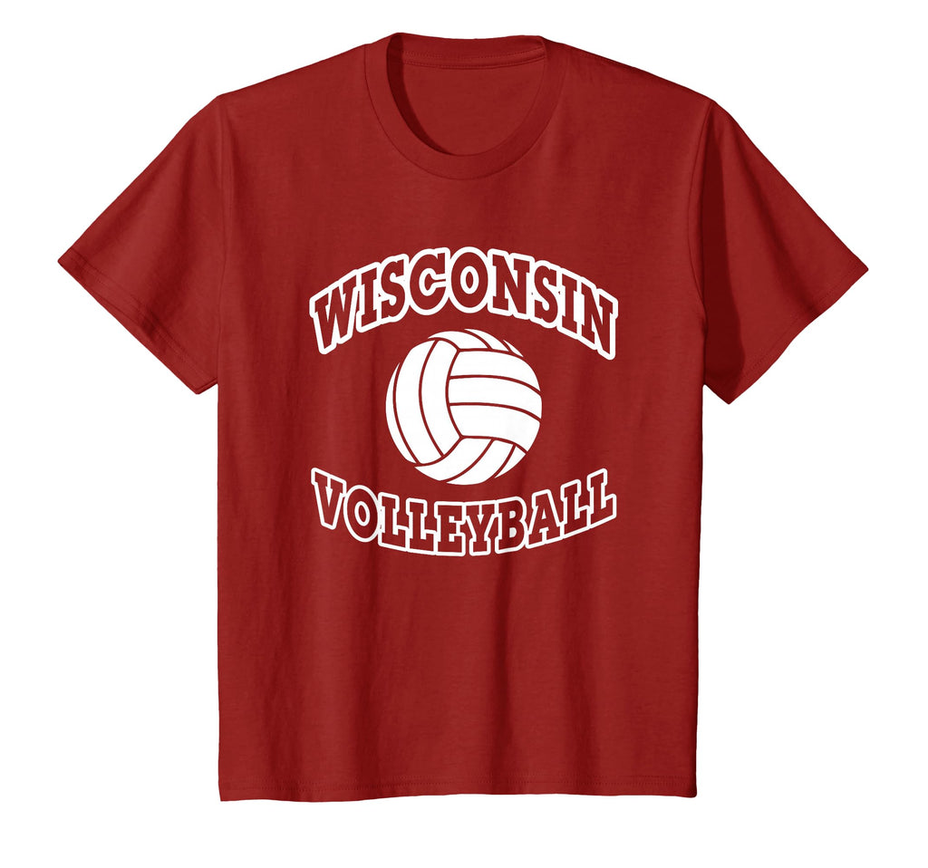Wisconsin Volleyball T-Shirt - Graphic Print Men Women - T-Shirt, Sweatshirt, Hoodie